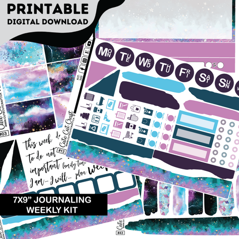 Sugar Rush #343 || Journaling Kit [PRINTABLE]