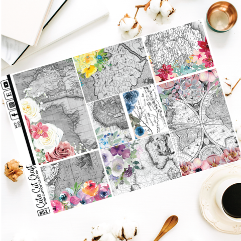 Floral Map #320 || Full Boxes