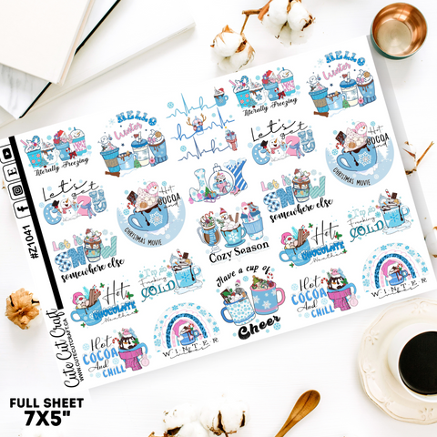 Winter Cocoa || Quote Sheet