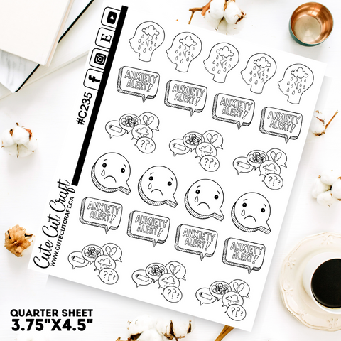 Anxiety Doodles || Planner Paige