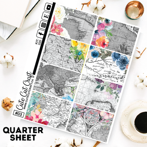 Floral Map #320 || Full Boxes