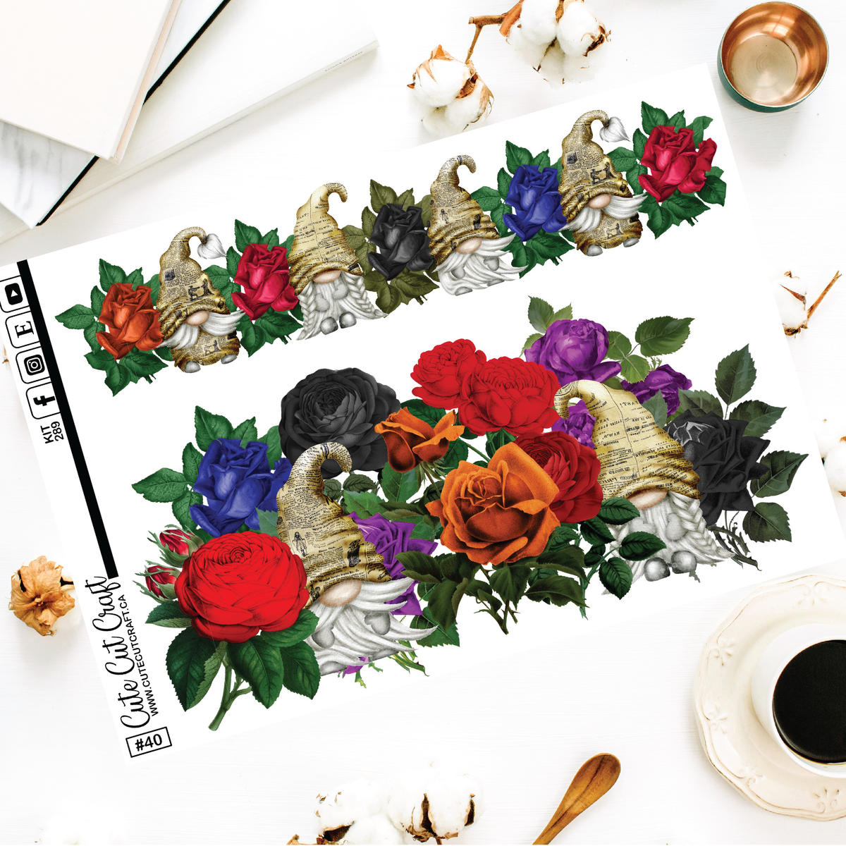 Floral News #289 || XL Deco Sheet