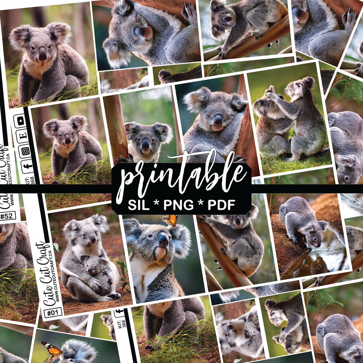 Cute Koala #368 || Complete Collection [PRINTABLE]