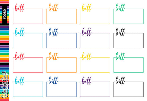 Bill || Script Boxes