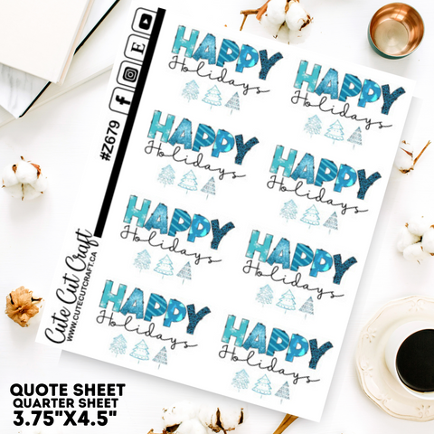 Winter Quote Sheet 8