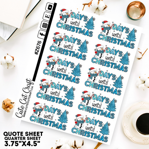 Winter Quote Sheet 5