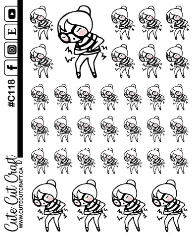 Stomach Ache || Planner Paige