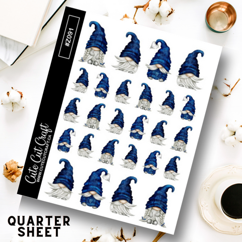 Denim Gnomes || Deco Sheet