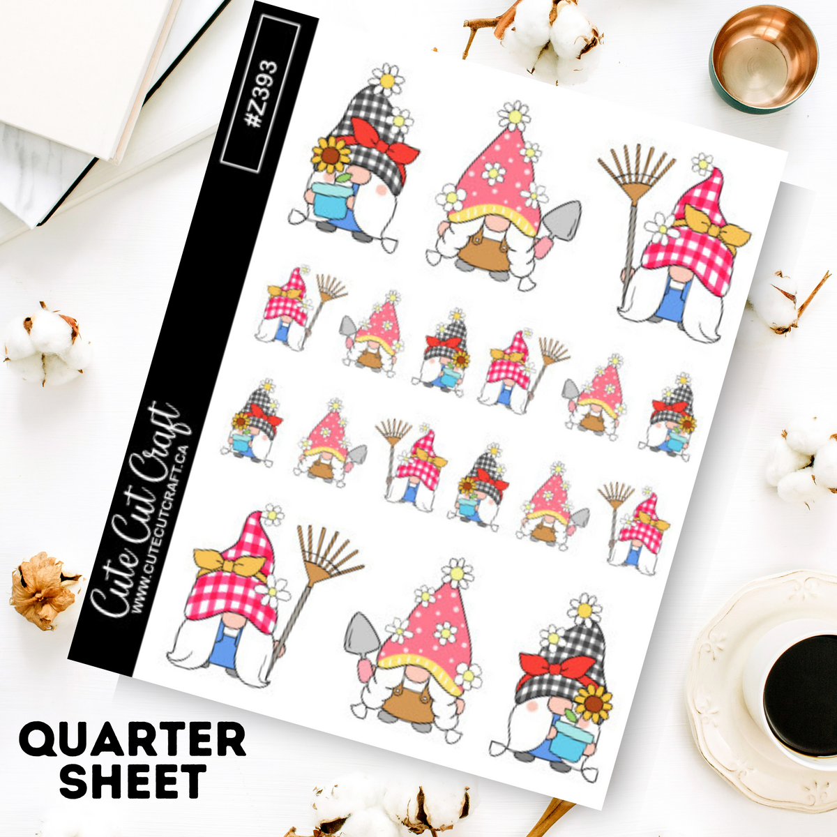 Garden Gnomes || Deco Sheet