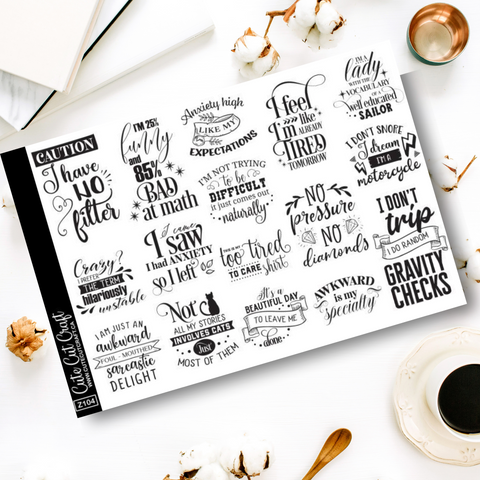 Life 2 || Quote Sheet