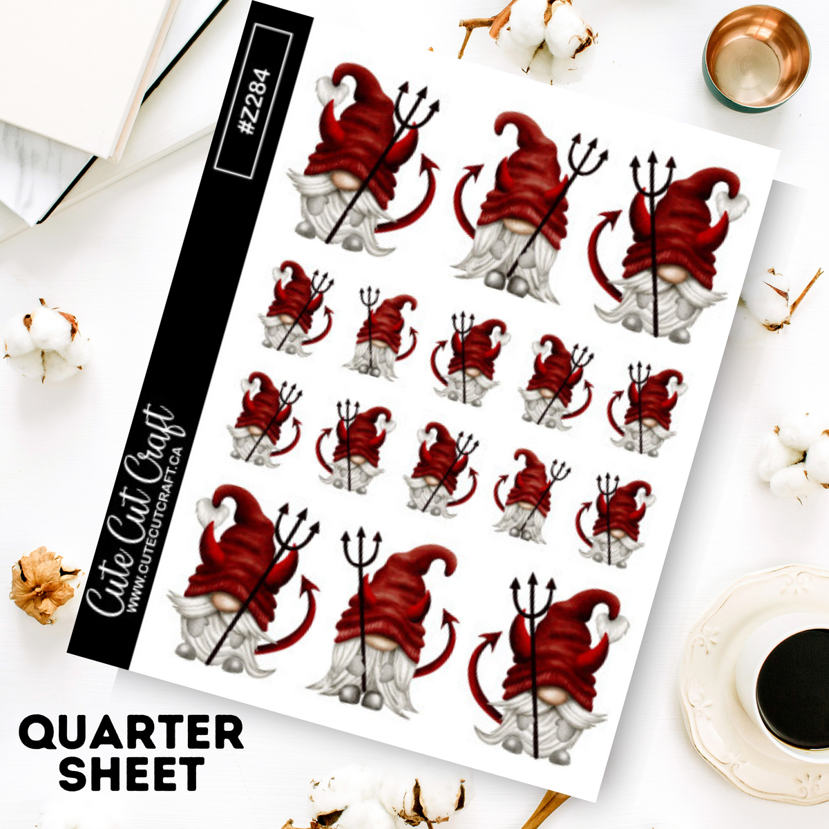 Devil Gnomes || Deco Sheet