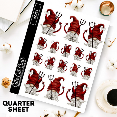 Devil Gnomes || Deco Sheet
