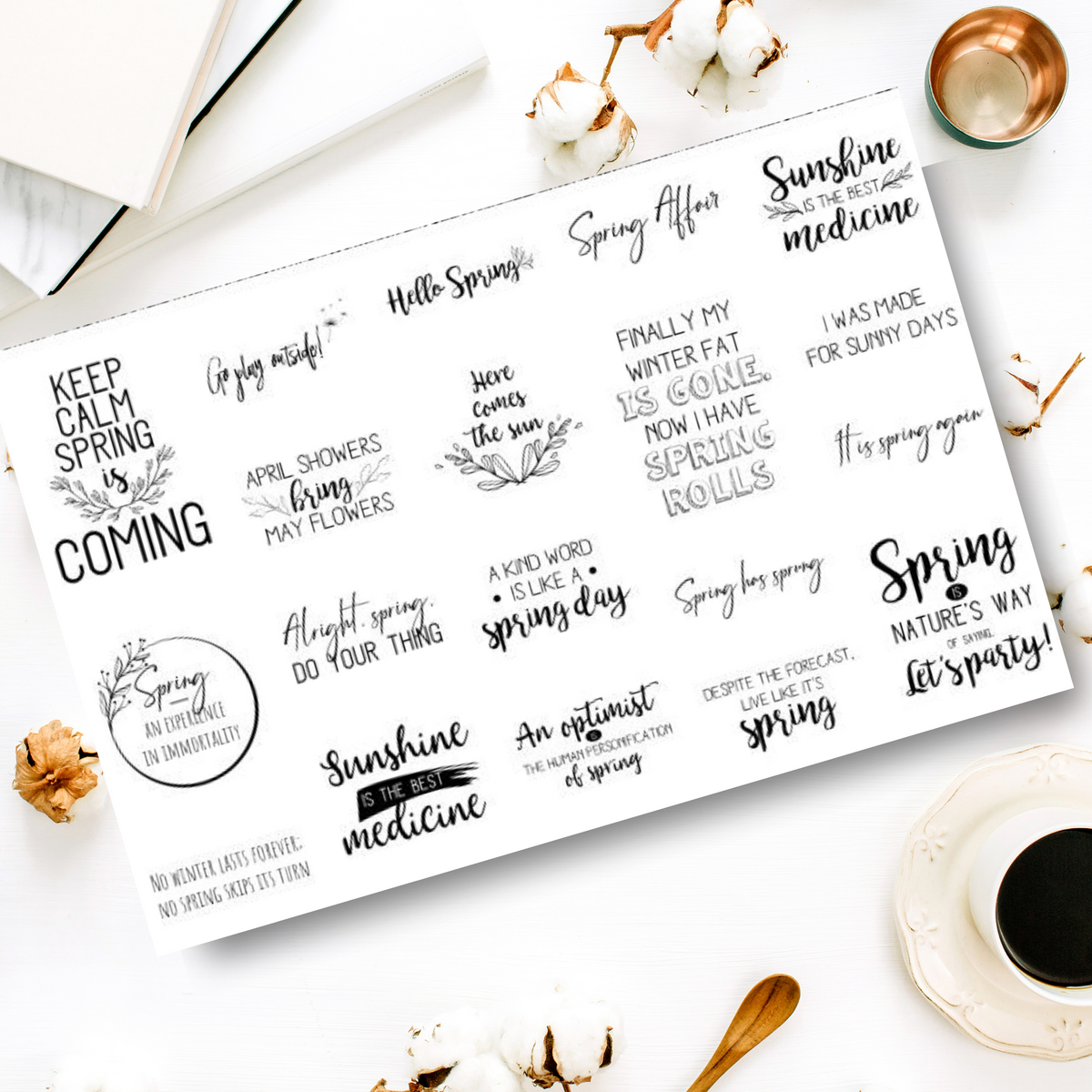 Spring || Quote Sheet