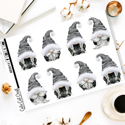 XL Snow Leopard Gnomes