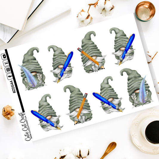 XL Writing Gnomes || Deco Sheet 2000