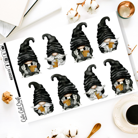 XL Vicar Gnomes || Deco Sheet