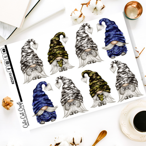 XL Camouflage Gnomes