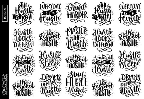 Hustler Quotes || Deco Sheet