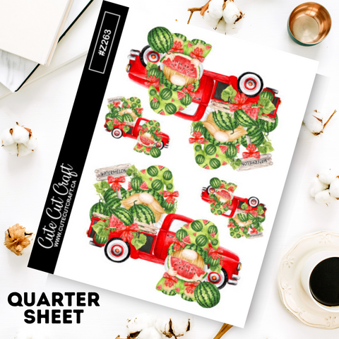 Watermelon Truck Gnomes