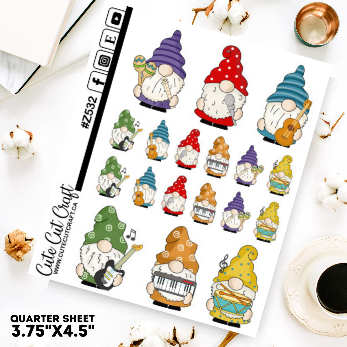 Music Gnomes || Deco Sheet