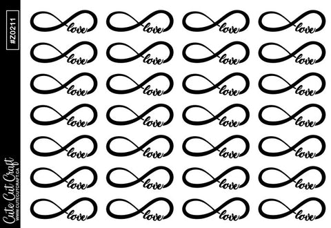 Infinity Love || Deco Sheet