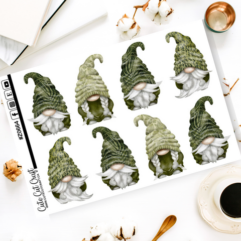 XL Green Leaf Gnomes