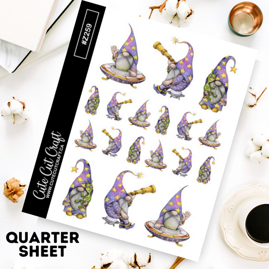 Galaxy Gnomes || Deco Sheet 2000