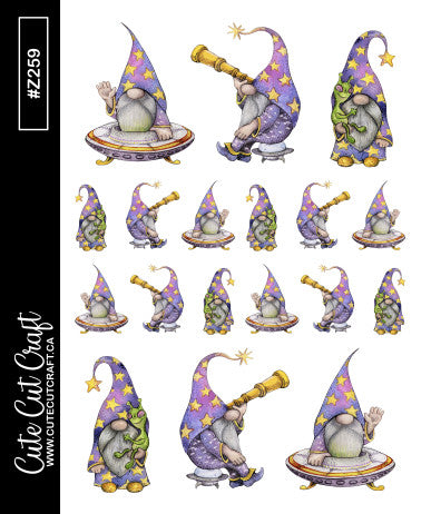 Galaxy Gnomes || Deco Sheet