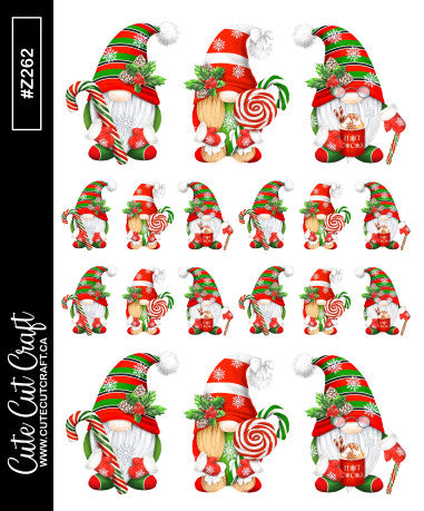 Candy Cane Gnomes