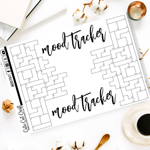 Tetris Mood Tracker || Bullet Journal