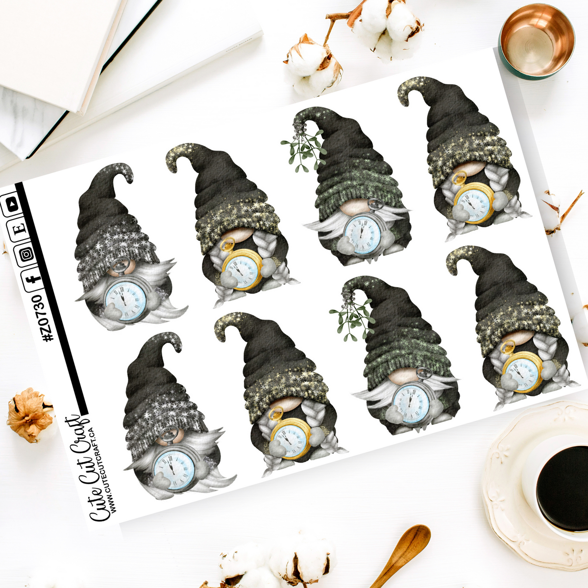 XL New Year Watch Gnomes