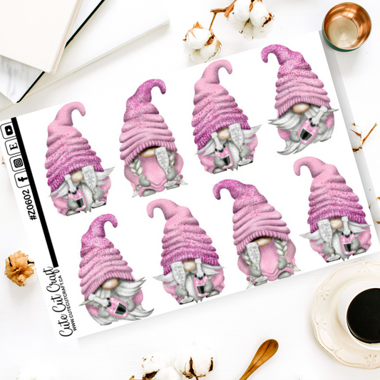 XL Pink Party Gnomes 2000