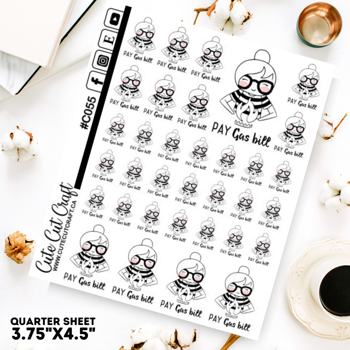 Pay Gas || Planner Paige