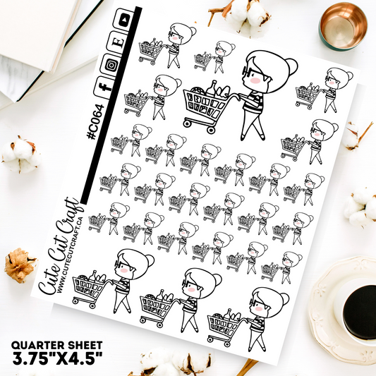 Grocery Shopping || Planner Paige 2000