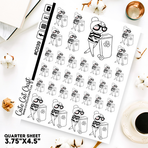 Recycle Bin || Planner Paige