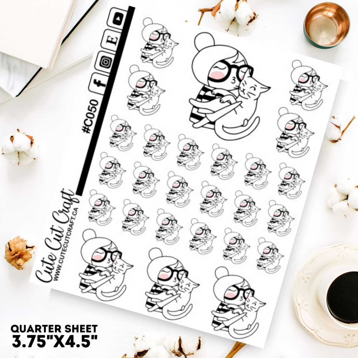 Kitty Love || Planner Paige