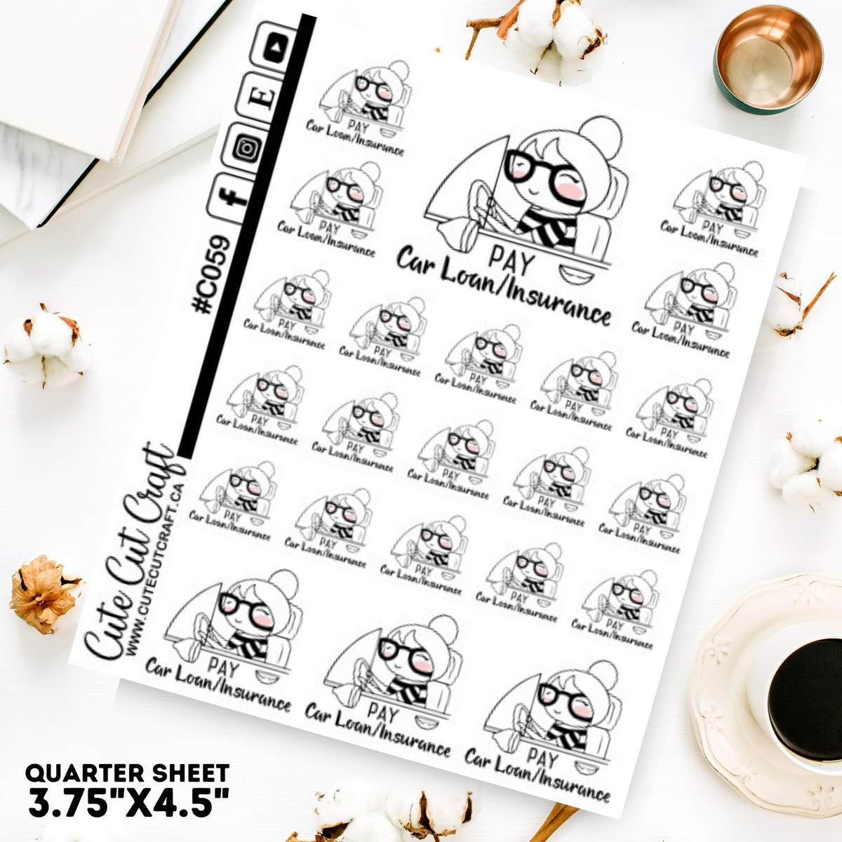 Pay Car Loan || Planner Paige