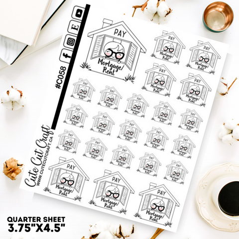 Pay Mortgage/Rent || Planner Paige