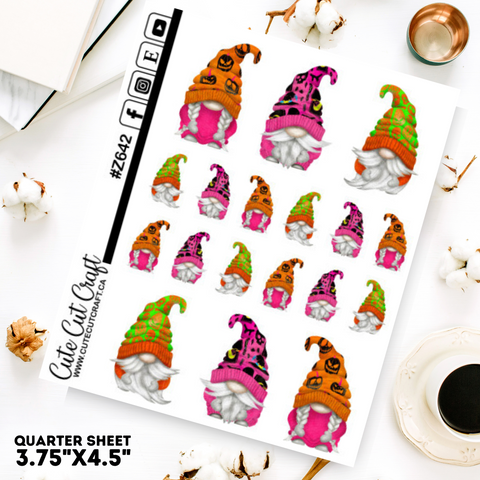 Neon Halloween Gnomes