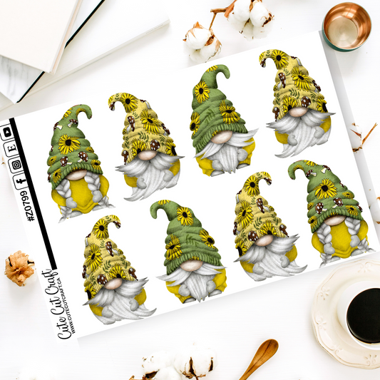 XL Sunflower Mushroom Gnomes 2000