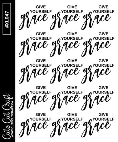 Give Yourself Grace || XL Bounce Scripts