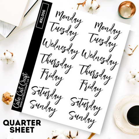 Weekdays || XL Bounce Scripts