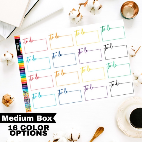 To Do || Script Boxes