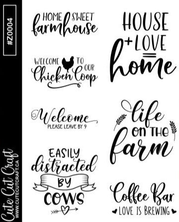 Life On The Farm || Quote Sheet