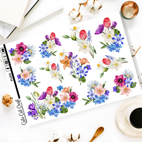 Spring Tulips || Decorative Sheet