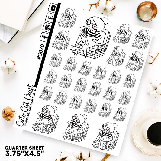 Book Stack || Planner Paige 2000