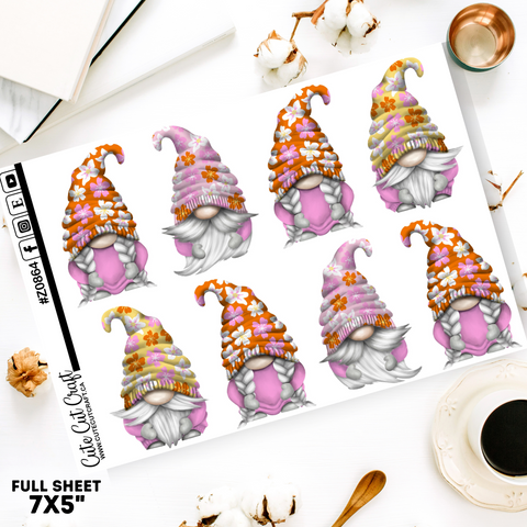 XL Retro Pink Gnomes