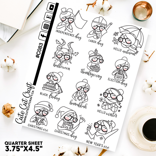 Yearly Holidays 2 || Planner Paige 2000