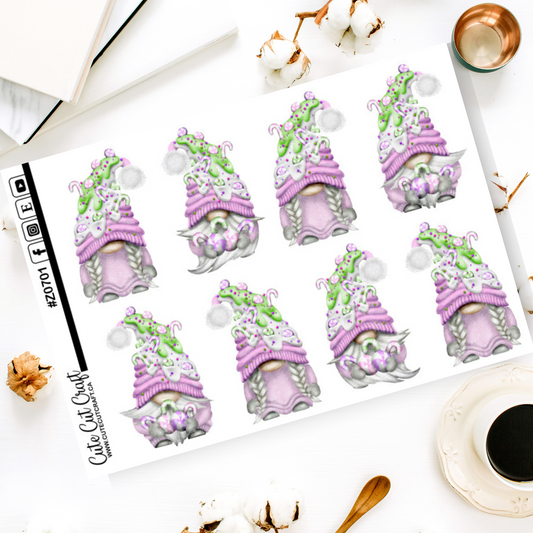 XL Pink Holiday Gnomes 2000