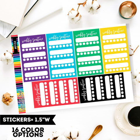 Weekly Routine || Functional Sheets